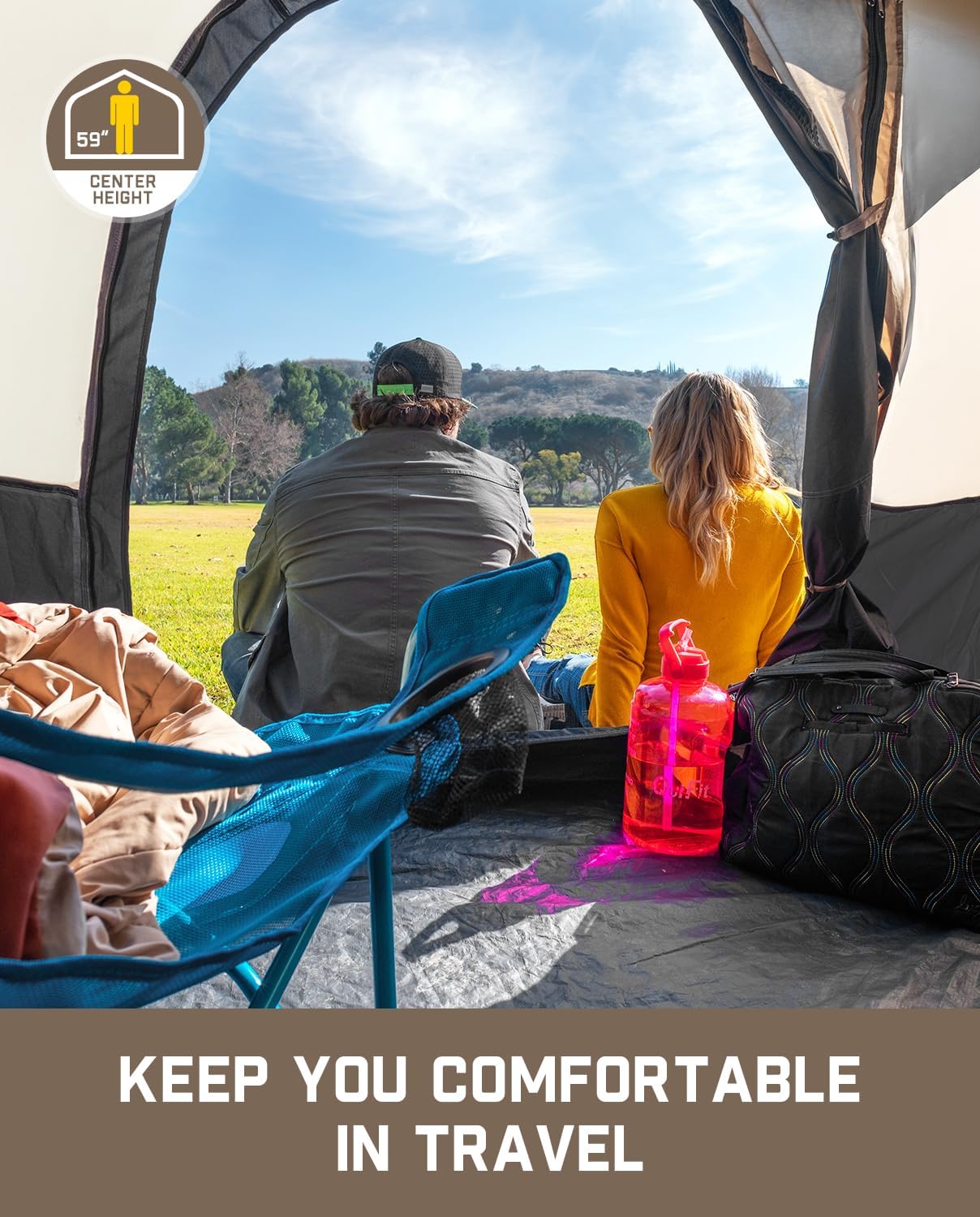 Instant Pop-Up Camping Tent – 60-Second Setup, Waterproof & Spacious
