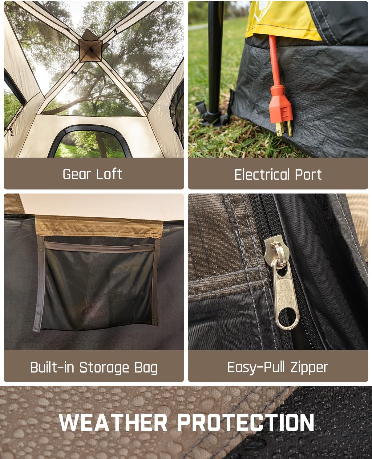 Instant Pop-Up Camping Tent – 60-Second Setup, Waterproof & Spacious